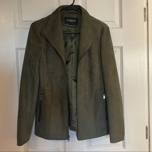 Marc New York suede jacket! Beautiful army green